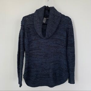 Quinn Blue Cowl Neck Sweater‎ Size S